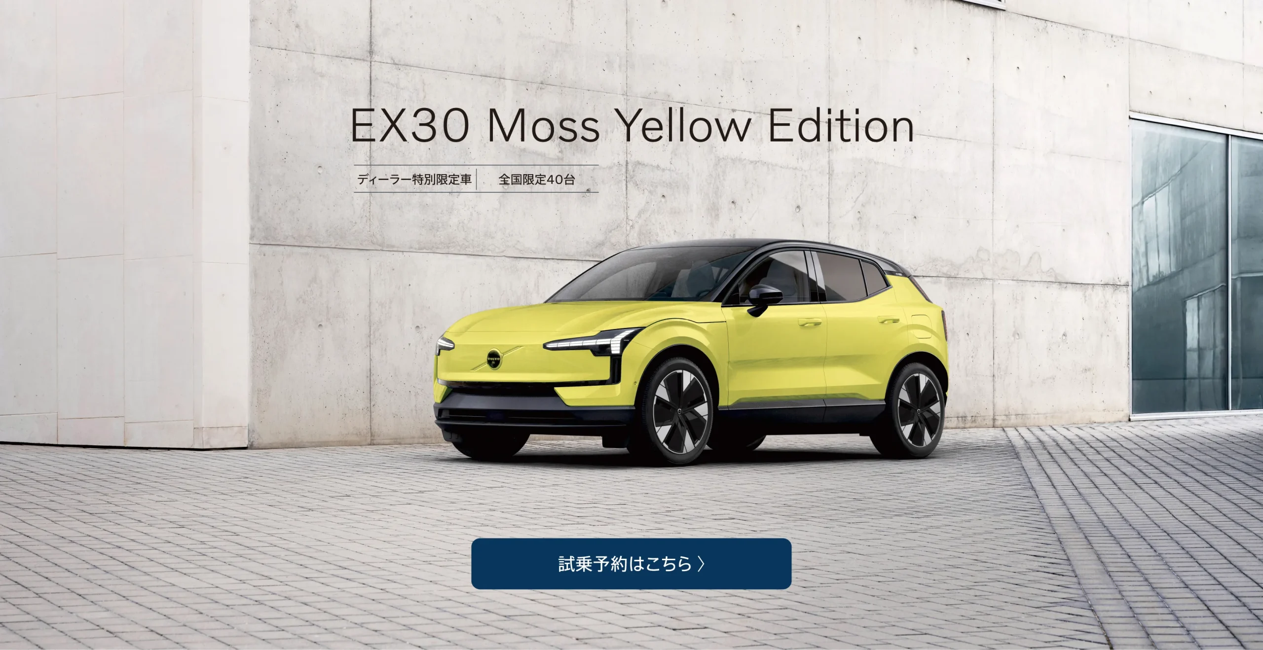 全国限定40台》ディーラー限定特別車 EX30 Moss Yellow Edition